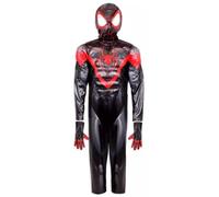 Miles Morales Costume Spider-Man body suit, gloves mask 7-8 years