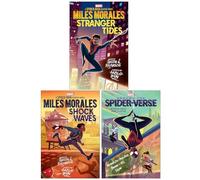 Miles Morales Graphic Novels Collection 3 Books Set By Justin A. Reynolds (Stranger Tides, Shock Waves & Around the Spider-Verse)