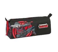 Miles Morales - Pencil Case with Zip and Compartment, Children's Pencil Case, Ideal for School Age Children, Comfortable and Versatile, Quality and Resistance, 21 x 7 x 8 cm