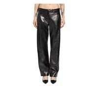 Miles Pant, female, Khaite, Leather Trousers, Black, XS, Trousers XS