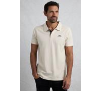 Weird Fish Men's Miles Pique Polo Shirt in Ecru | Size: Small Weird Fish Ecru S