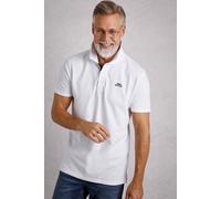 Miles Pique Polo Shirt Weird Fish White XL