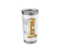 Miles Surname American Miles Last Name Miles Stainless Steel Insulated Tumbler
