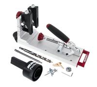Milescraft 1327 Pocket Jig 400 - Self-Clamping, Heavy-Duty, All-Metal Pocket Hole Jig. Complete Kit with Bit, Driver, and Screws