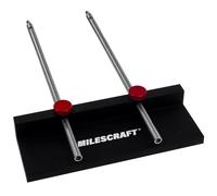 Milescraft 1349 Drill Fence - Portable Drill Press Edge Guide Attachment for Milescraft 1348 DrillMatePRO. 1-7/16” to 12-5/8” Range with Metal Construction for Drilling Straight Holes