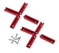 Milescraft 4041 CrossTrax™ 8 Piece 3-Inch-Long T-Track Intersection Kit with Predrilled Mounting Holes, For Universal T-Track, T Track Accessories for Workbenches, Woodworking Jigs, Fixtures and more