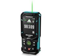 MiLESEEY S50 Green-Beam Laser Measure Distance with 120m Laser Measure Tool, Metric/Imperial, 2.4" IPS Backlit Display, P2P, 18 Modes, Side-laser Aglignment, for Indoor & Outdoor