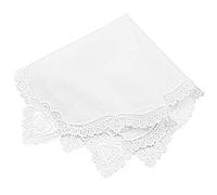 Milesky Bridal Wedding Crochet Lace Handkerchief Premium 60S Cotton CH09