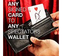 MilesMagic Any Card to Any Wallet Gimmick | Ultimate Signed Cards Control Utility | Magic Trick for Magicians | Any Signed Card, Any Deck | No Magnets, Trick or Special Wallet