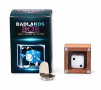 MilesMagic Badlands Bob Dice Magic Trick Gimmick | Impossible Dice Number Change & Prediction Illusion | Visual Close-Up Mentalism Effect | Professional Wooden Magic Prop for Magicians