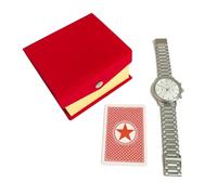 MilesMagic Magician’s Card to Watch Magic Trick | Visually Transform Playing Cards into Wrist Watch | Real Illusion Street or Stage Mentalism Close-Up Gimmick
