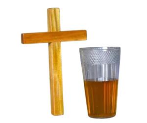 MilesMagic Magician’s Chemical Cross Gimmick | The Cross Clear Dark Water | Highly Visual Illusion | Close Up Gospel Effect Street or Stage Magic Trick