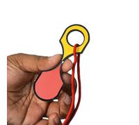 MilesMagic Magician’s Color Changing Hole Gimmick | Paddle Changing Colour with Lace Inside Visually | Colour Transformation Street or Stage Close Up Magic Trick