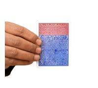 MilesMagic Magician's Color Changing Card Gimmick | Highly Visual Classic Trick | Impossible Poker Cards Illusion for Close Up Street Magic Tricks | Only 1 Card (Blue to Red)