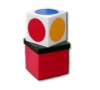 MilesMagic Magician's Color Vision Gimmick | Magic Cube Illusion with Colour Prediction Box for Astonishing Real Close Up Street Magic Tricks and Mentalism