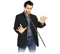 MilesMagic Magician's Dancing In Air Wand Floating 34'' Balanced Metal Cane Levitation Magic Trick