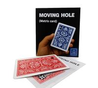 MilesMagic Magician's Moving Hole Gimmick | Highly Visual Classic Matrix Art Trick | Impossible Hollow Card Trick | for Street Magic | for Stage Magic Tricks