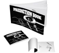MilesMagic Magician's Prediction Book Gimmick Mind Reading Choice Revealing Real Mentalism Magic Trick