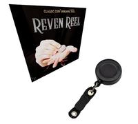 MilesMagic Magician's Raven Reel Coin Gimmick | Coin Vanishing | Coins Changing Reven | Professional Mentalism Tool for Real Street or Stage Magic Trick, Black