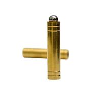 MilesMagic Magician's Super Steel Ball and Tube (Brass) Mystery Gimmick | Commanding, Transforming, Shrinking Steel Ball into Brass Tube Real Close Up Magic Trick