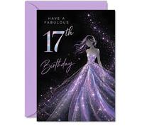 Milestone 17th Birthday Card, Sparkle into Seventeen