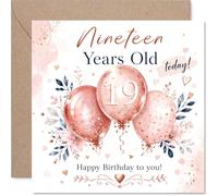 Milestone 19th Birthday Card, Celebrate in Style