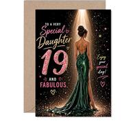 Milestone 19th Birthday Card, Glam Celebration Vibes