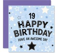 Milestone 19th Birthday Card, Shine Bright on Your Big 1-9