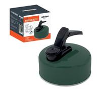 Milestone 1L Aluminium Whistling Camping Kettle-Green
