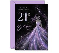 Milestone 21st Birthday Card, Celebrate in Style