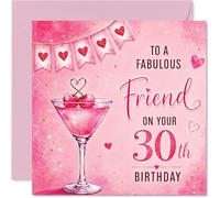 Milestone 30th Birthday Card, Raise a Glass to Their Big 3-0
