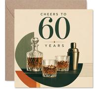 Milestone 60th Birthday Card, Raise a Glass to Sixty
