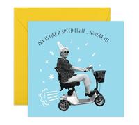 Milestone Birthday Card for Her - Age, Ignore It - Humorous Card for Friends, Mum, Mummy, Mother, Gran, Granny, Wife, Sister, Retired, Seniors - Turning 40's 50's 60's 70's - Comes with Stickers