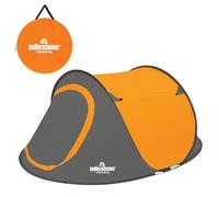 Milestone Camping 18819 Pop Up Tent / Sleeps 2 People / Water Resistant / Portable Carry Bag Included / Double Zipper Door / 100cm x 150cm x 245cm