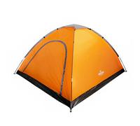 Milestone Camping 18849 Dome Tent/Sleeps 4 People/Water Resistant/Portable Carry Bag Included/Double Zipper Door & Mesh Window / 130cm x 210cm x 240cm