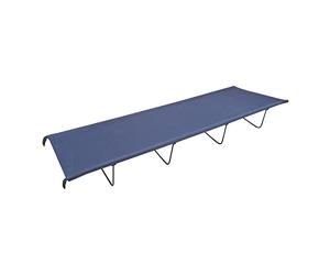 Milestone Camping 20240 4 Leg Folding Camping Bed/Ideal for Fishing, Festivals and Camping/Durable, Lightweight and Easy to Store/Carry Bag Included / H18 x W59 x L180cm