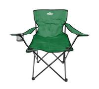 Milestone Folding Leisure Chair With Cup Holder - Green