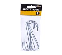Milestone Camping 24660 S Hooks for Hanging Clothes and Bags, Kitchen Utensils, Pots and Pans, Bathroom Towels and More/Multipurpose Steel Hooks