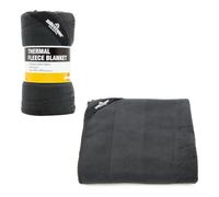 Milestone Camping 24680 Thermal Polar Fleece Blanket/Charcoal Colour / 150cm x 120cm / Great For The Campsite, Caravan Or Car