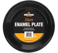 Milestone Camping 62440 Enamel Travel Plate | Ideal for Camping, Hiking, Fishin