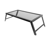 Milestone Camping 63989 Heavy Duty Folding Campfire Grill/Outdoor Multiuse Grill/Durable and Stable/Folds for Storage/Ideal for Camping, Picnics, Backpacking and Festivals