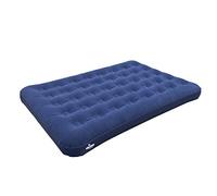 Double Flocked Airbed - Blue Blue