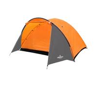 Milestone Camping Dome Tent Super 4 Person Water Resistant Orange/Grey