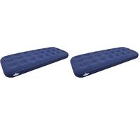 Milestone Camping Flocked Airbed/Easy Inflate & Deflate/Weatherproof/Great For Camping, Festivals, Sleepovers & Family Gatherings