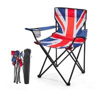 Milestone Camping Folding Camping Chair - Union Jack