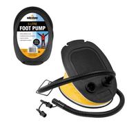 Milestone Camping Foot Pump 5-Litre – Suitable for All Inflatables, 2 Nozzles, Lightweight