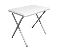 Milestone Resin Camping Foldaway Table-White
