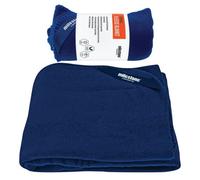 Milestone Thermal Fleece Blanket/Soft Touch Fabric/Cosy Extra Layer for Travel & Days Out / 120 x 150cm (Blue)