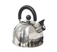 Milestone Camping 2L Whistling Camping Kettle/Durable and Lightweight/Pouring Spout and Heat-Resistant Handle/Stainless Steel/Ideal for Camping, Fishing, Workshops and Garages 65580