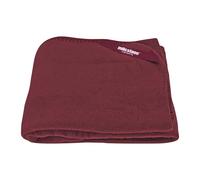 Milestone Camping Thermal Blanket Fleece 200GSM Burgundy 120x150cm